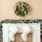 Glitzhome&#xAE; 24&#x22; Cypress Leaves &#x26; Pinecone Wreath with Ribbon &#x26; Bow